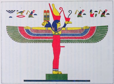 The Goddess Neith, 1823 by Jean Francois Champollion